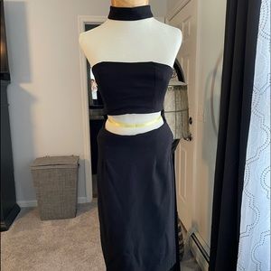 Woman’s Black Dress